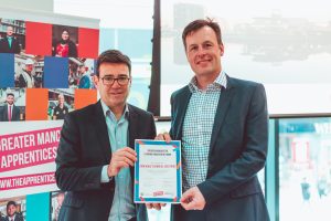GMLPN GM Apprenticeship Ambassador Get Together Andy Burnham and John Hogg Technical Solutions