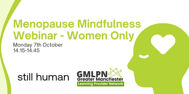 Menopause Mindfulness – Women Only