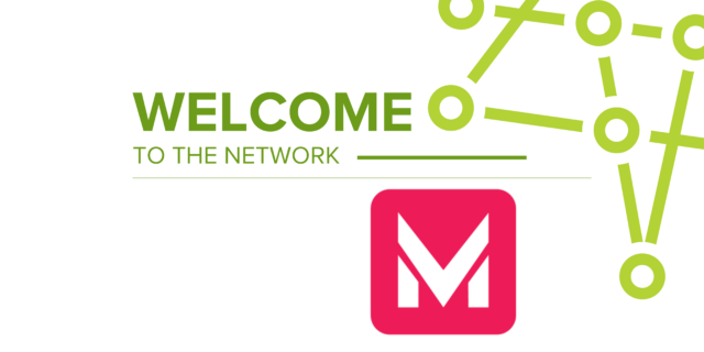 An image that has text that says 'welcome to the network' with a logo from MarCommEd below it.