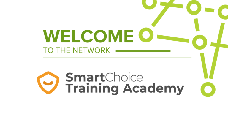 A graphic that says Welcome to the network with a logo of Smart Choice below it.
