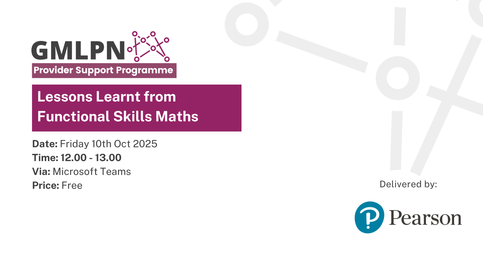 Lessons Learnt from Functional Skills Maths