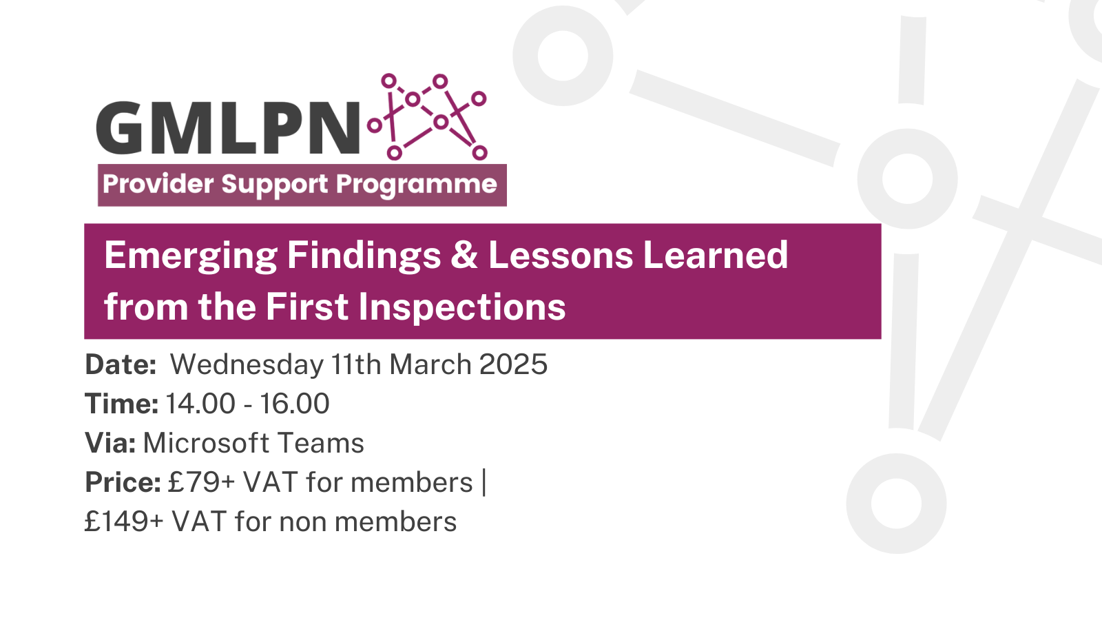 Emerging Findings and Lessons Learned from the First Inspections