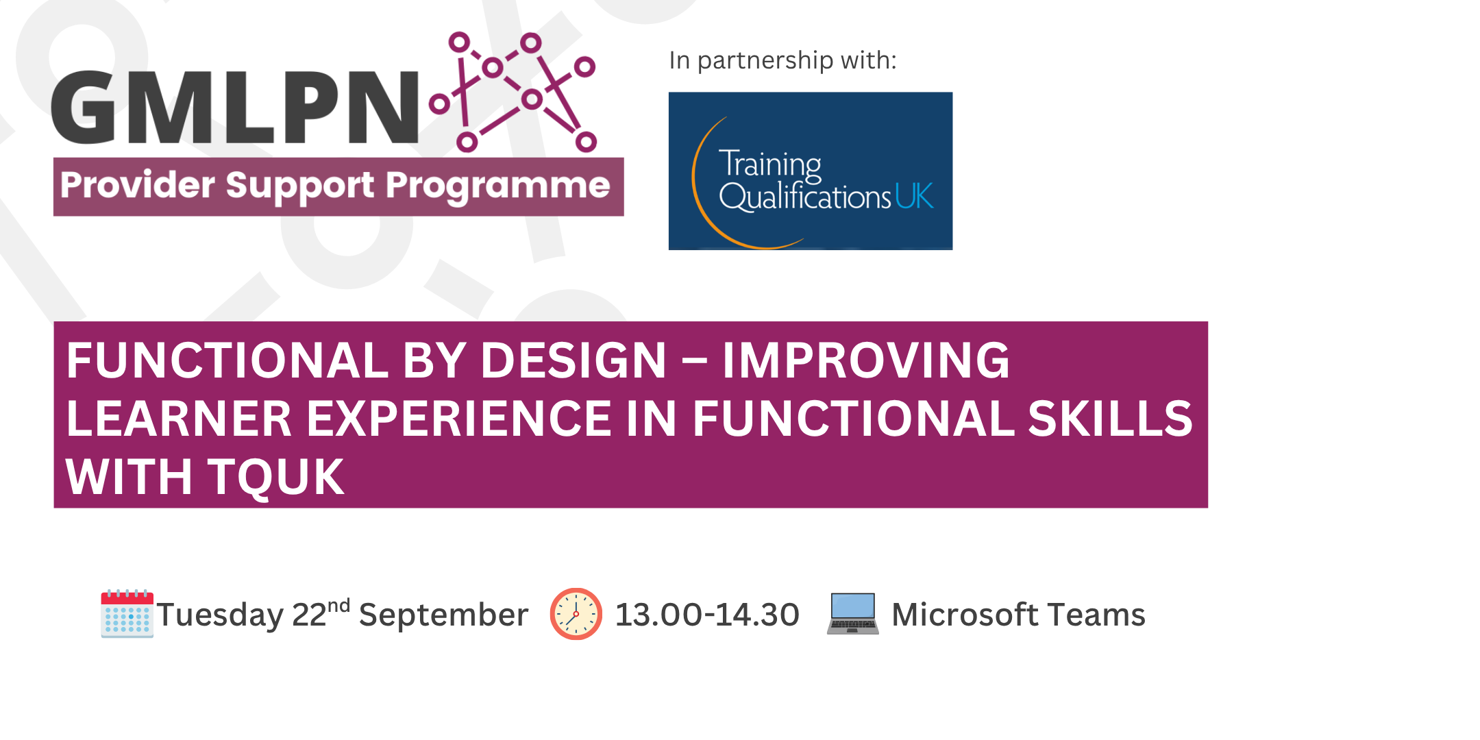 Functional by Design – Improving learner experience in Functional Skills with TQUK