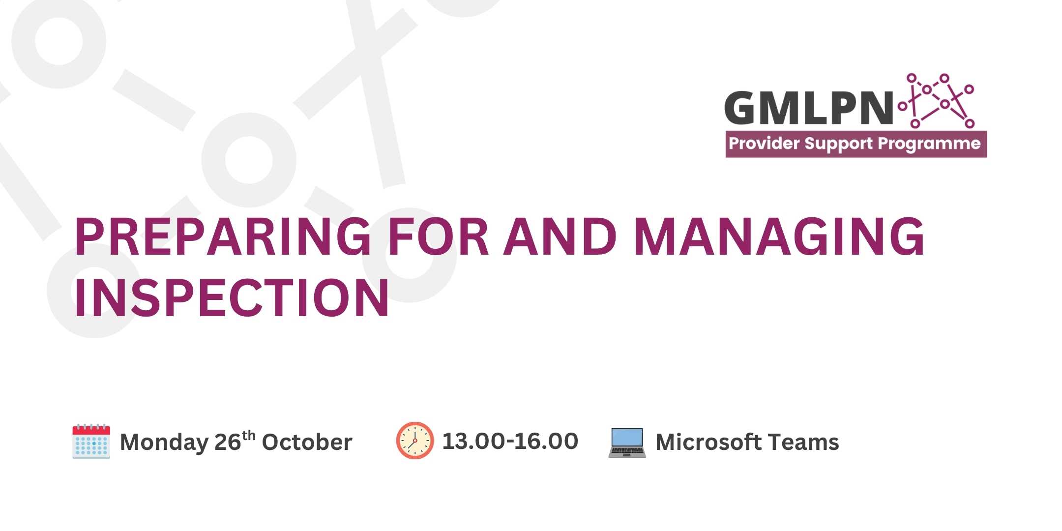 Preparing for and Managing Inspection